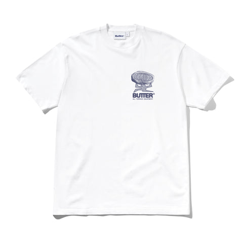 BUTTERGOODS // T-SHIRT // TERRAIN TEE // WHITE
