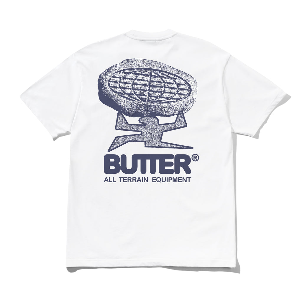 BUTTERGOODS // T-SHIRT // TERRAIN TEE // WHITE