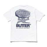 BUTTERGOODS // T-SHIRT // TERRAIN TEE // WHITE