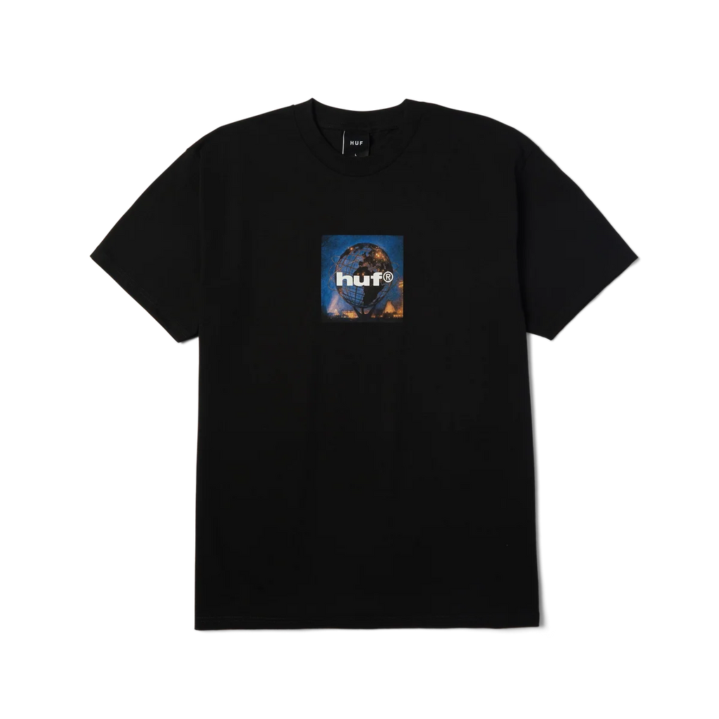 HUF UNISPHERE SS TEE BLACK