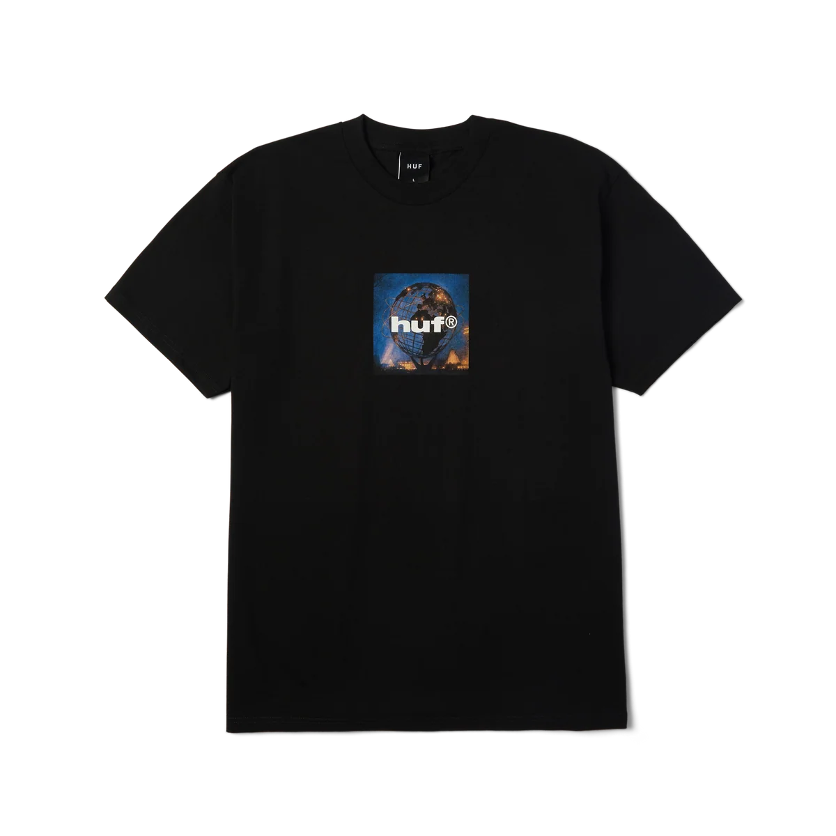 HUF UNISPHERE SS TEE BLACK
