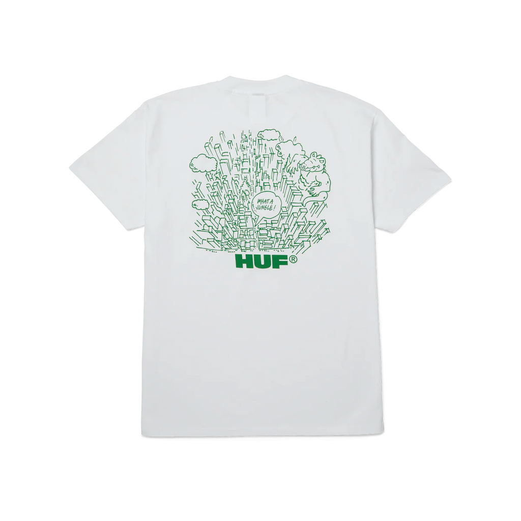 HUF // WHAT A JUNGLE T-SHIRT // WHITE