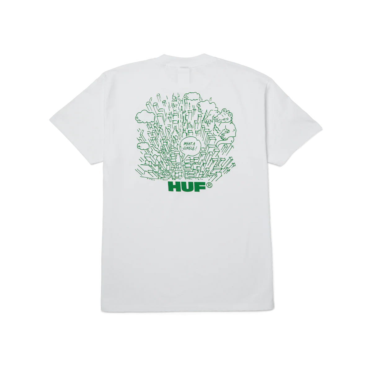 HUF // WHAT A JUNGLE T-SHIRT // WHITE
