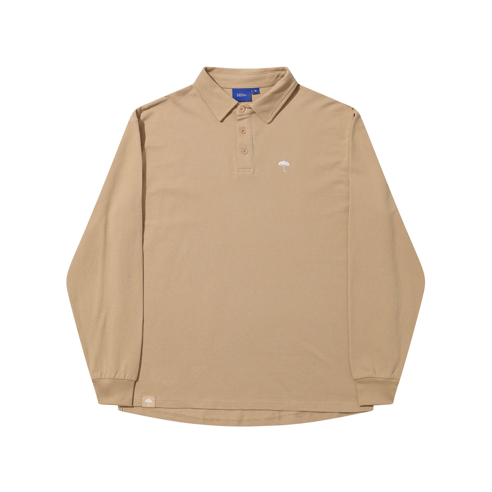 HELAS // CLASSIC PIQUE LS POLO // BEIGE