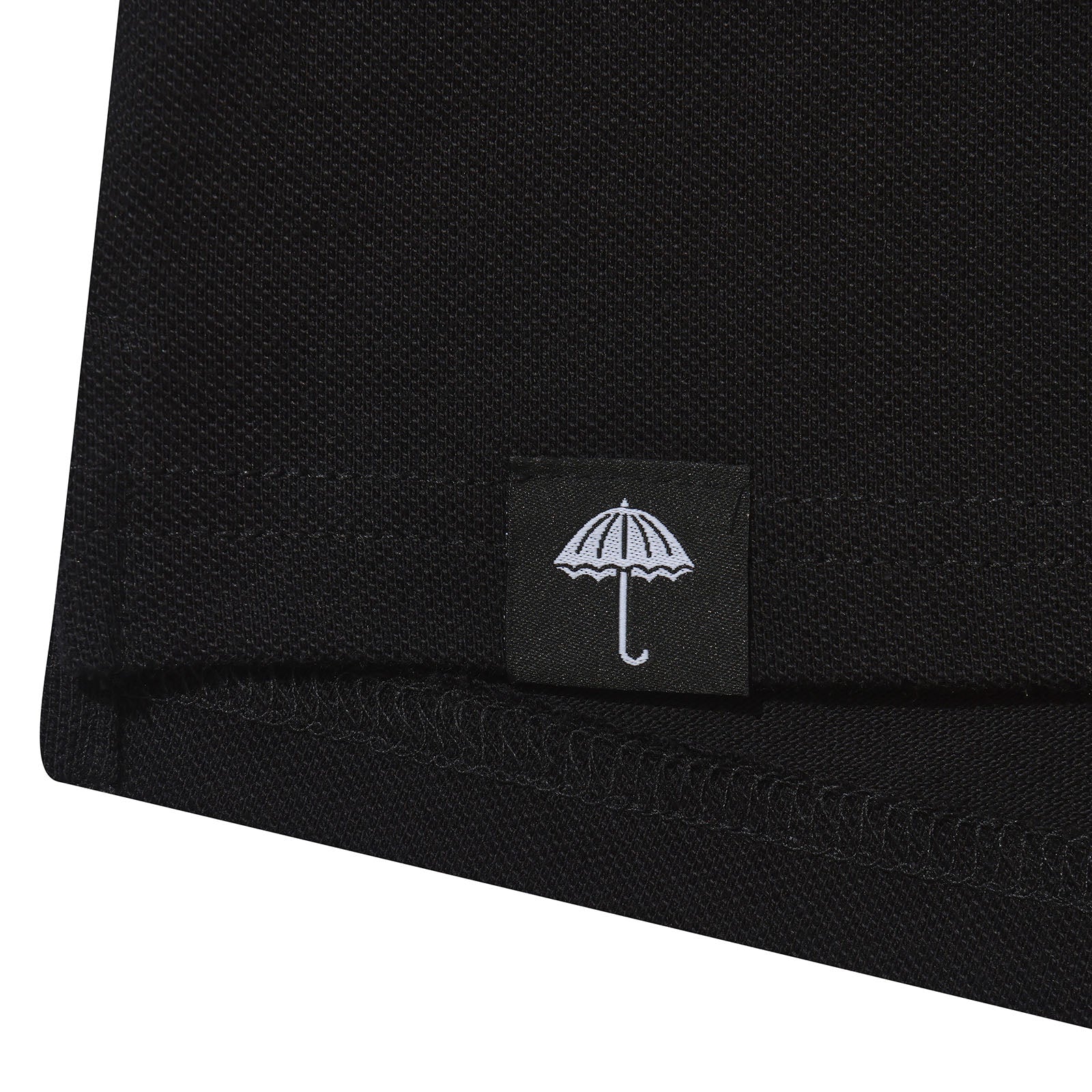 HELAS // CLASSIC PIQUE LS POLO // BLACK