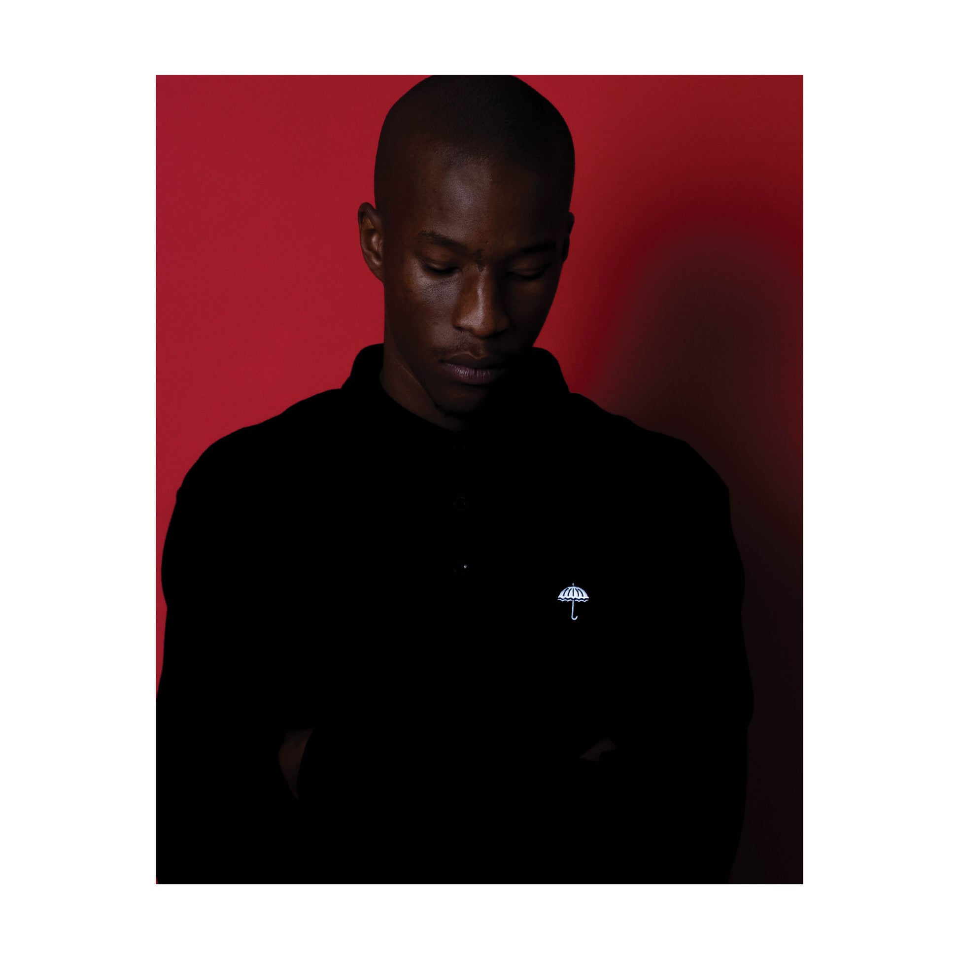 HELAS // CLASSIC PIQUE LS POLO // BLACK