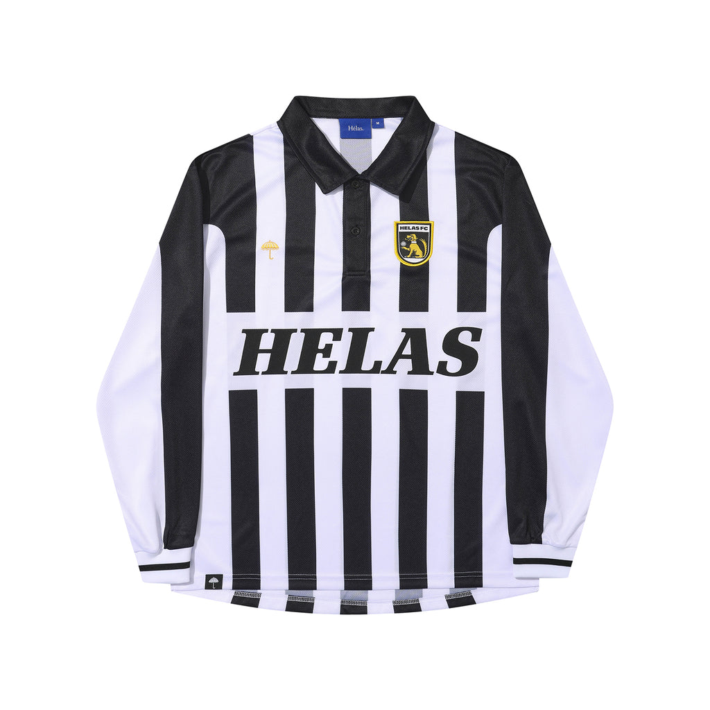 HELAS // FC LS POLO // BLACK WHITE