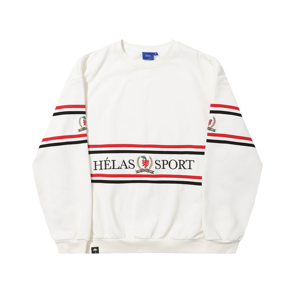 HELAS // SPORT CREWNECK // WHITE