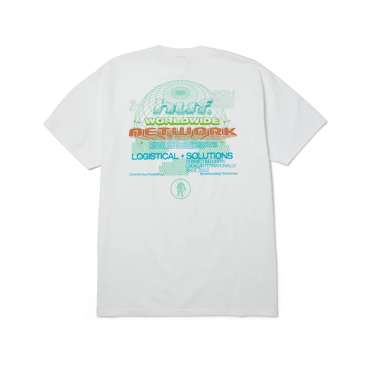 HUF WORLDWIDE NETWORK SS TEE WHITE