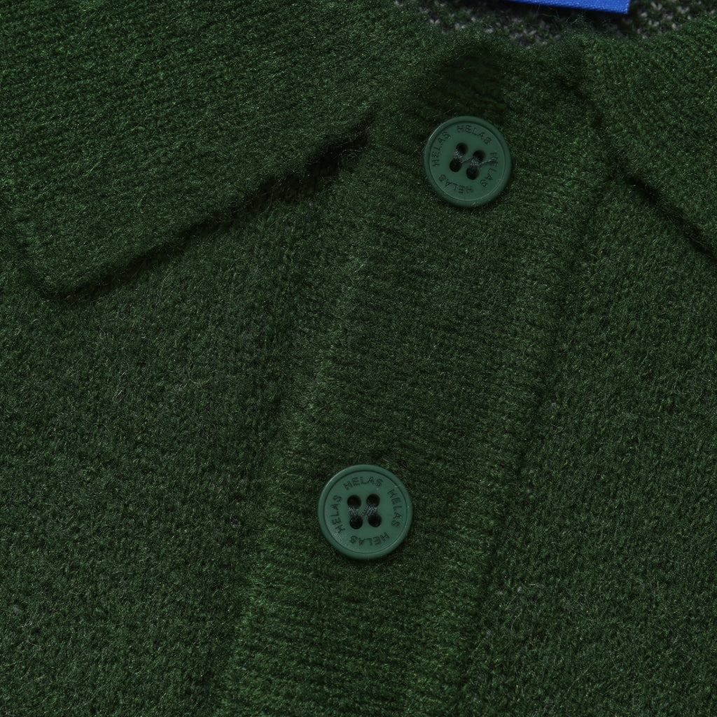 HELAS // APRES-SKI KNIT POLO // GREEN