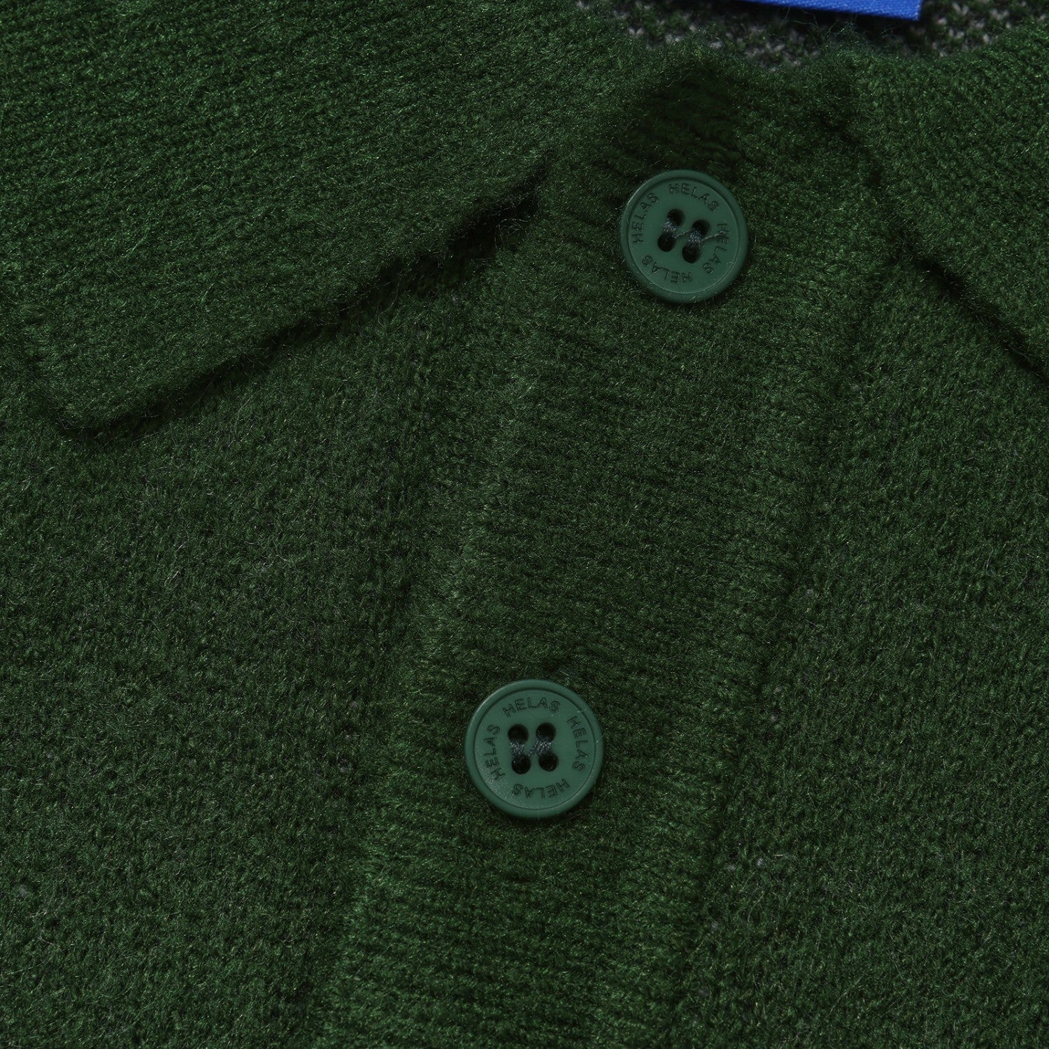 HELAS // APRES-SKI KNIT POLO // GREEN