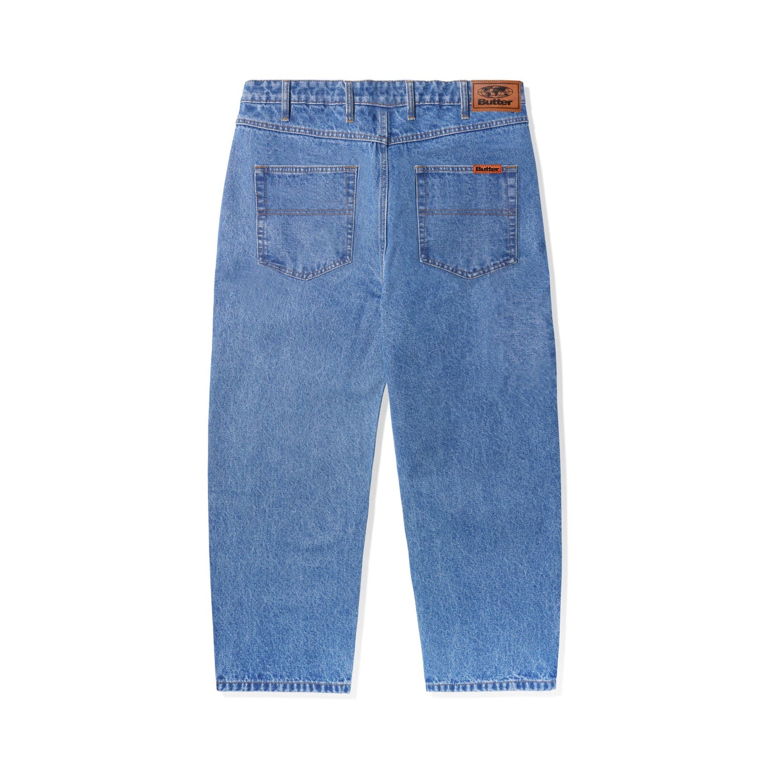 BUTTERGOODS // BAGGY DENIM JEANS // WASHED INDIGO