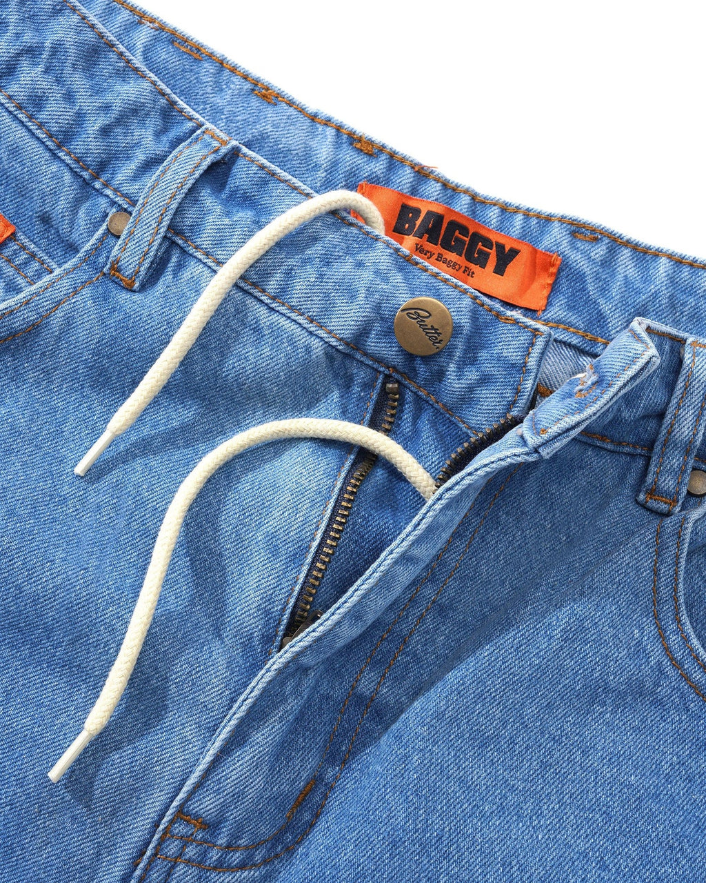 BUTTERGOODS // BAGGY DENIM JEANS // WASHED INDIGO