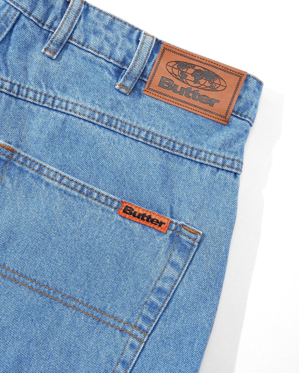 BUTTERGOODS // BAGGY DENIM JEANS // WASHED INDIGO