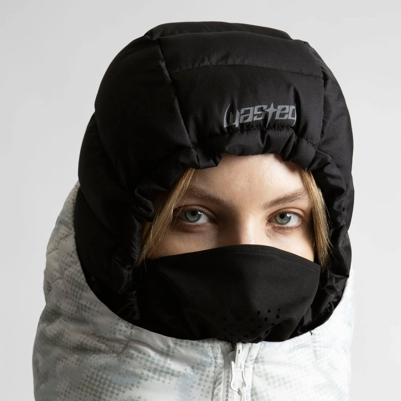 WASTED PARIS // BALACLAVA PUFFER BLADE // BLACK