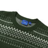 HELAS // CHALET CREWNECK KNIT // GREEN