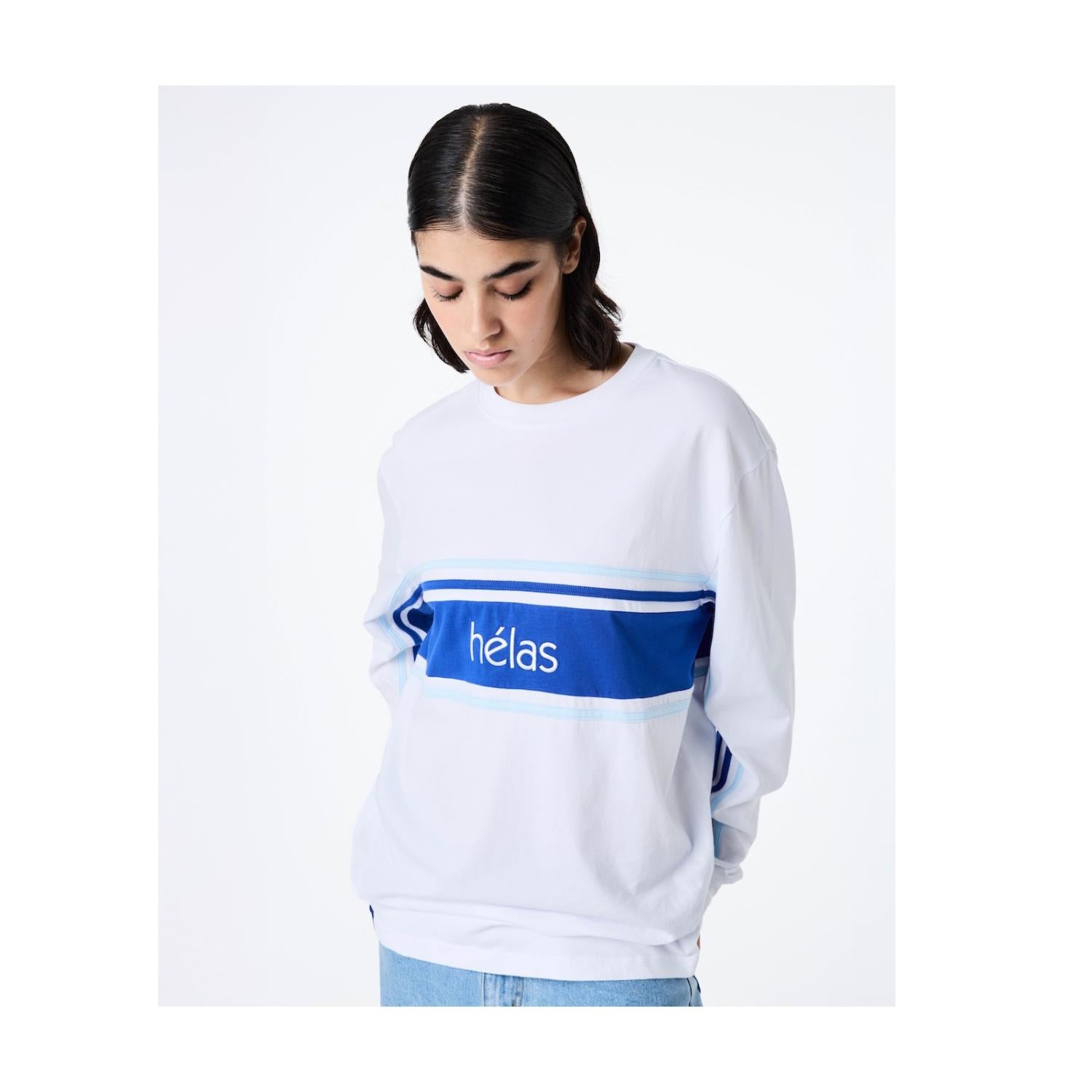 HELAS // LONGSLEEVE // CLINT LS TEE WHITE