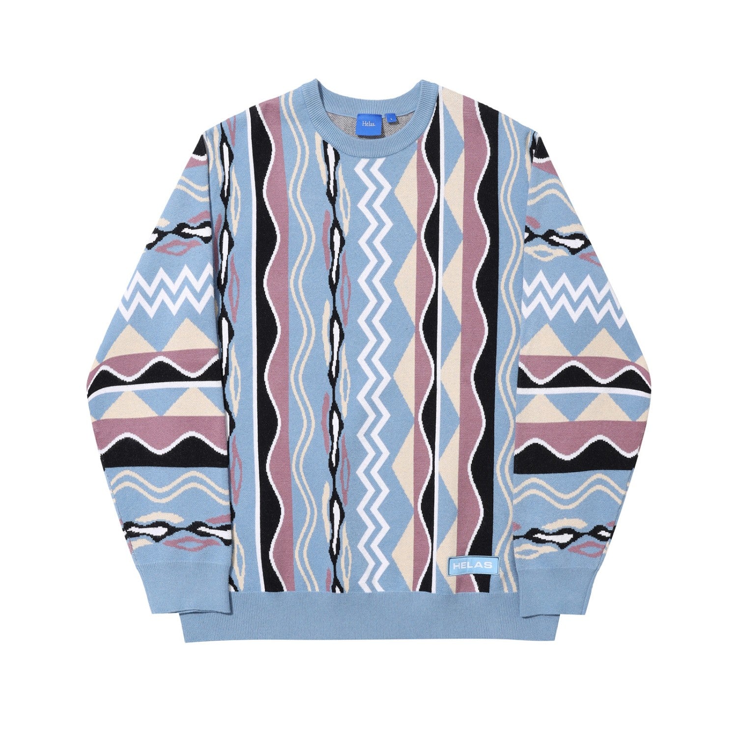 HELAS // COOL COOG CREW KNIT // MULTICO