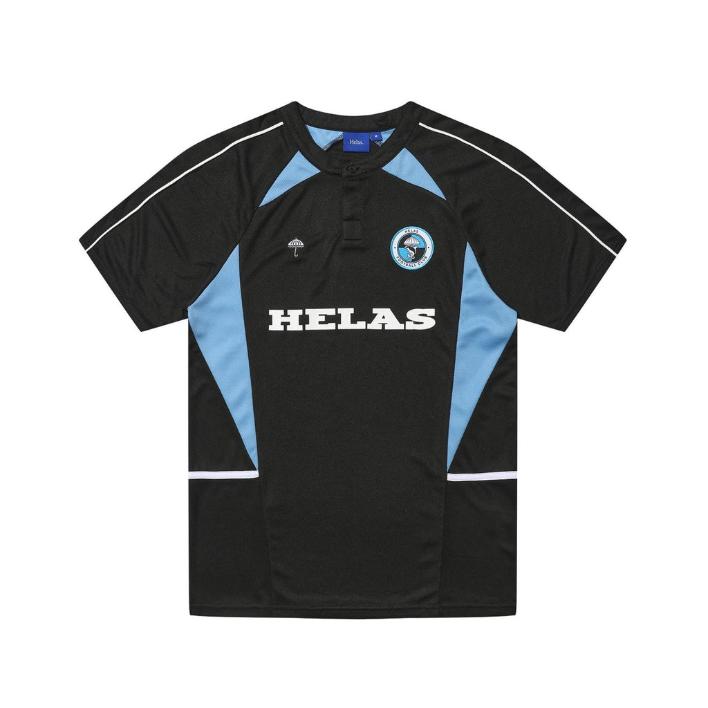 HELAS // JSERSEY // DOLPHIN FOOTBALL POLO BLACK