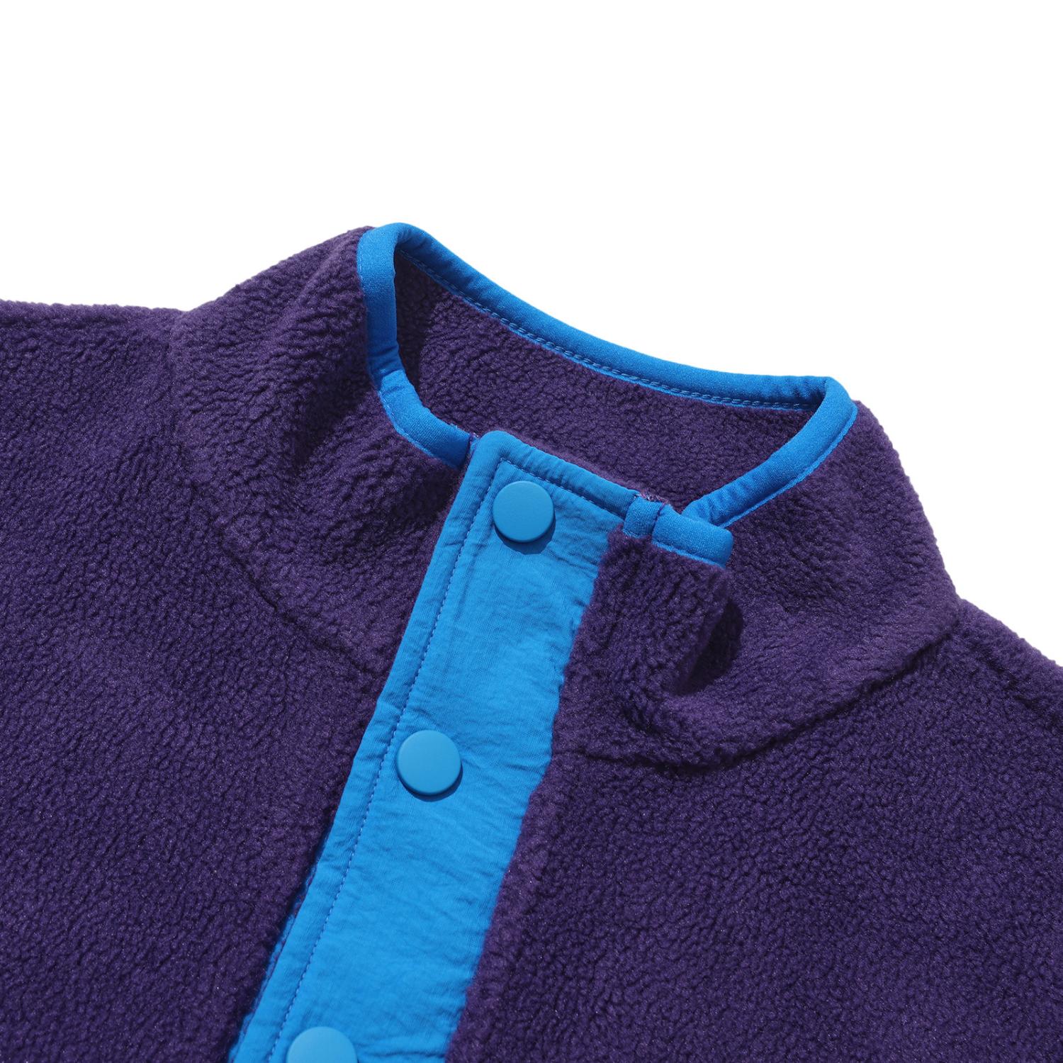 HELAS // GONE FLEECE QUARTER ZIP // PURPLE