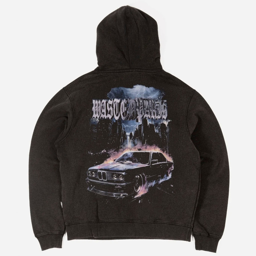 WASTED PARIS // HOODIE // RUN // FADED BLACK