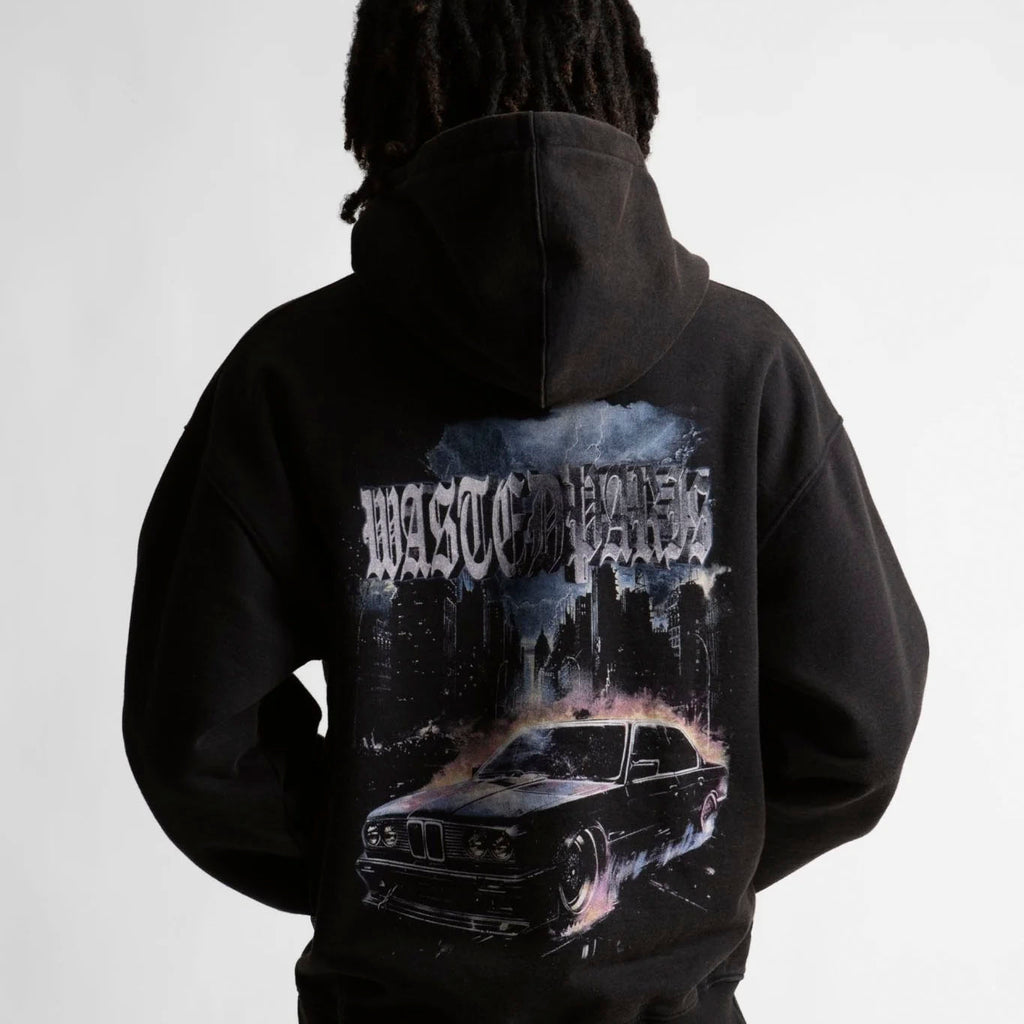 WASTED PARIS // HOODIE // RUN // FADED BLACK