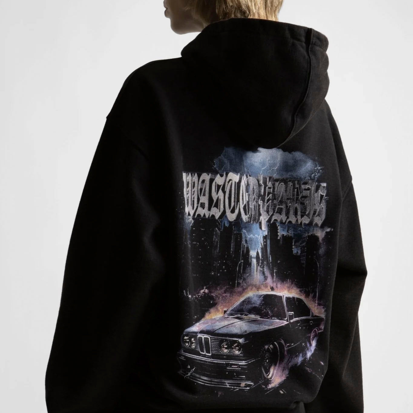 WASTED PARIS // HOODIE // RUN // FADED BLACK