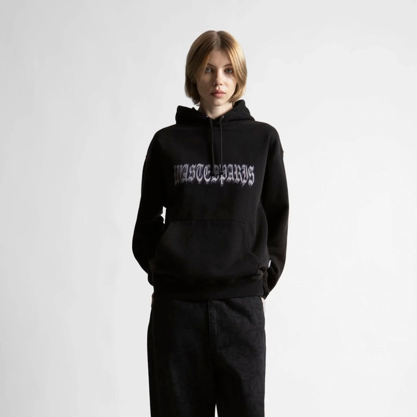 WASTED PARIS // HOODIE // RUN // FADED BLACK