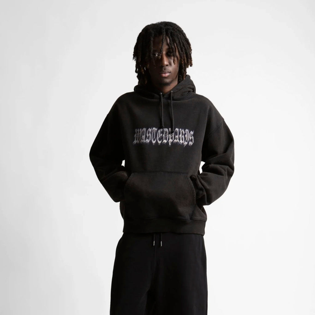WASTED PARIS // HOODIE // RUN // FADED BLACK