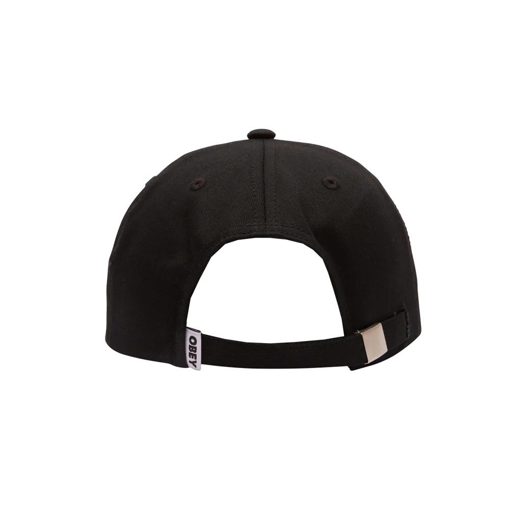 OBEY //  ICON PATCH PANEL STRAPBACK // BLACK