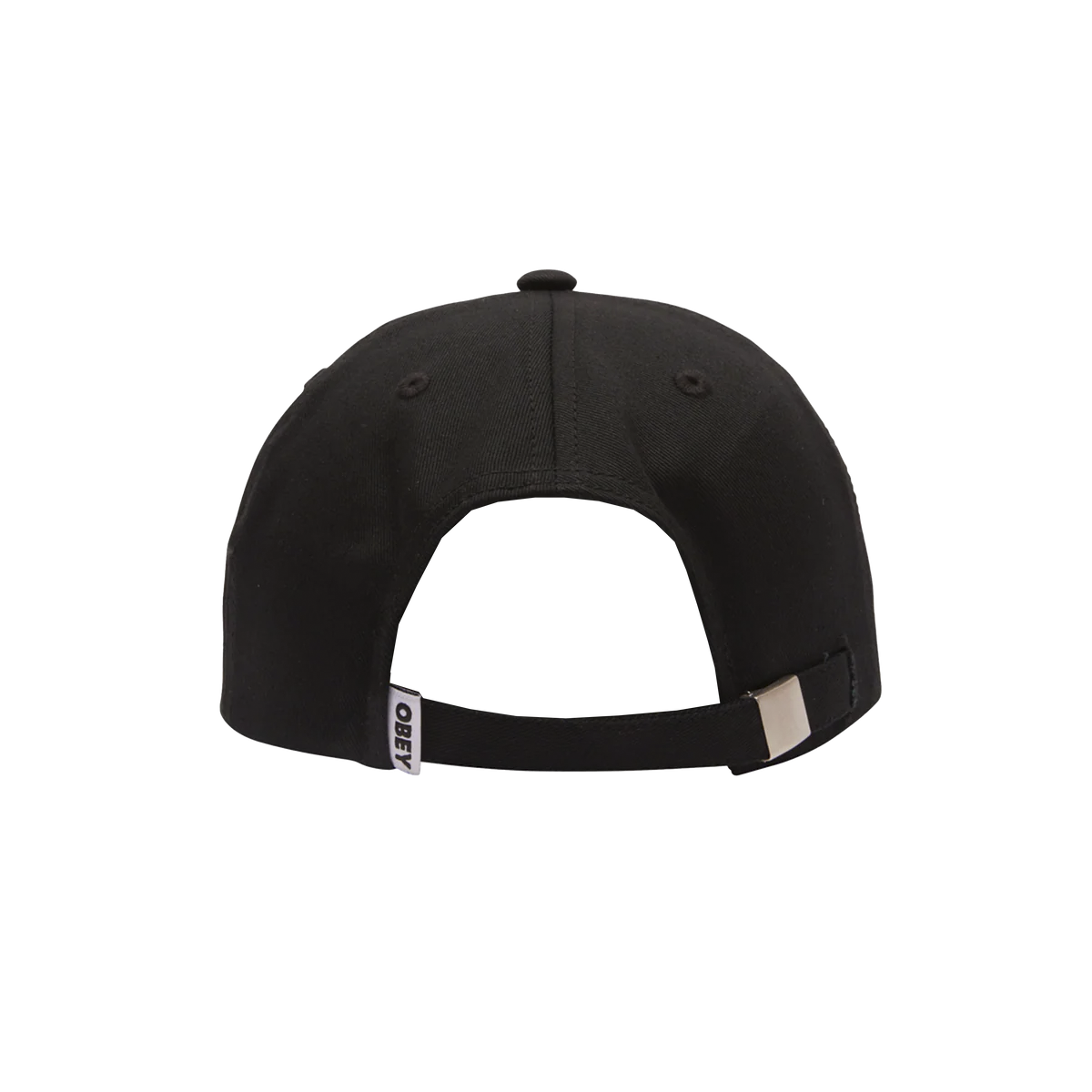 OBEY //  ICON PATCH PANEL STRAPBACK // BLACK