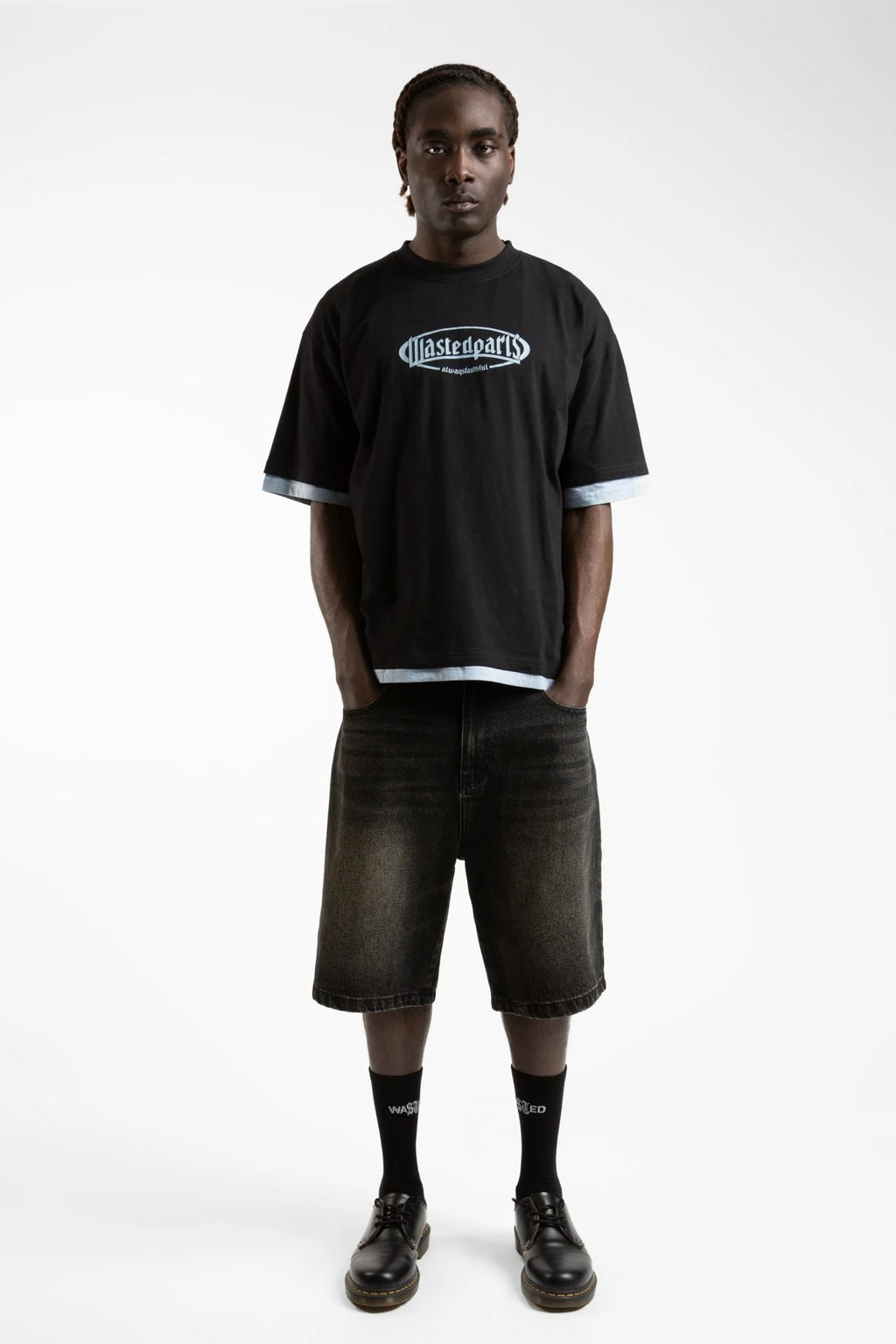 WASTED PARIS // SHORT // SANDBLAST CASPER SHORT // FADED BLACK