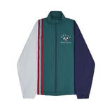 HELAS X NAUTICA // TRACKSUIT JACKET // BEIGE GREEN NAVY