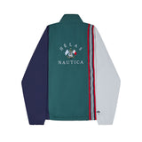 HELAS X NAUTICA // TRACKSUIT JACKET // BEIGE GREEN NAVY
