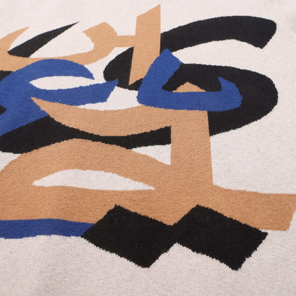 HELAS // NESTA KNIT CREW // BEIGE