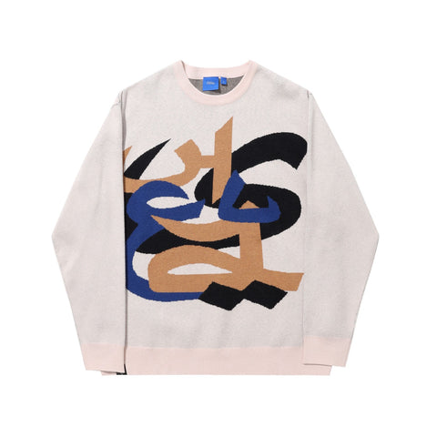 HELAS // NESTA KNIT CREW // BEIGE