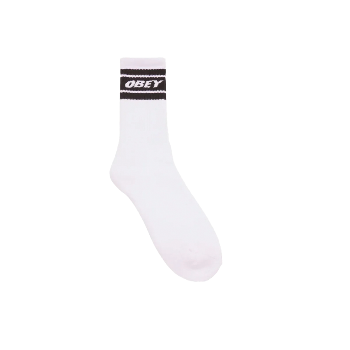 OBEY // COOPER II SOCKS // WHITE&BLACK