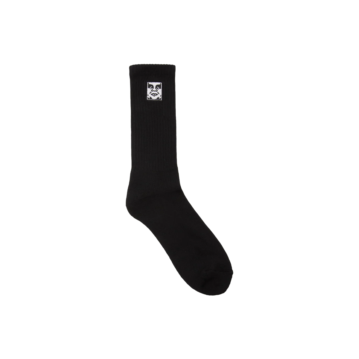 OBEY // ICON FACE SOCKS // BLACK