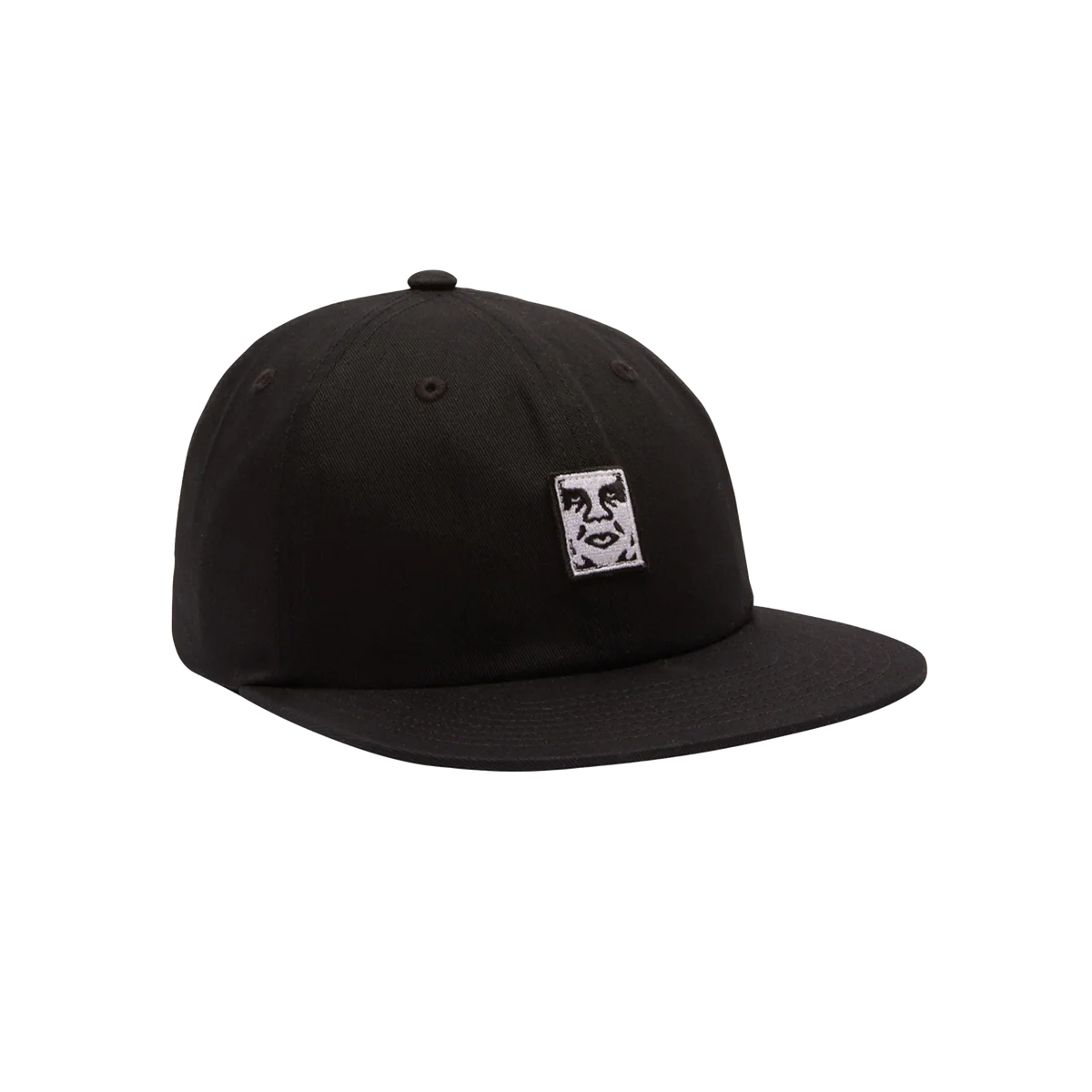 OBEY //  ICON PATCH PANEL STRAPBACK // BLACK