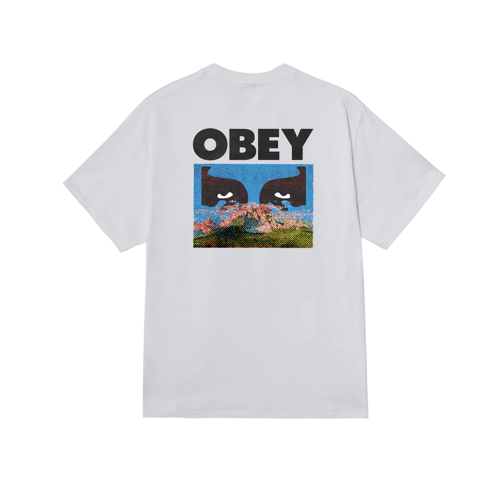 OBEY // IN A DIFFERENT PLACE T-SHIRT // WHITE