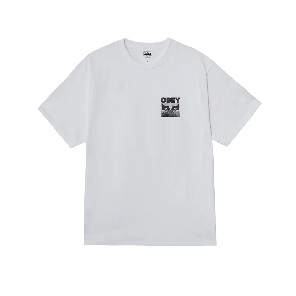 OBEY // IN A DIFFERENT PLACE T-SHIRT // WHITE