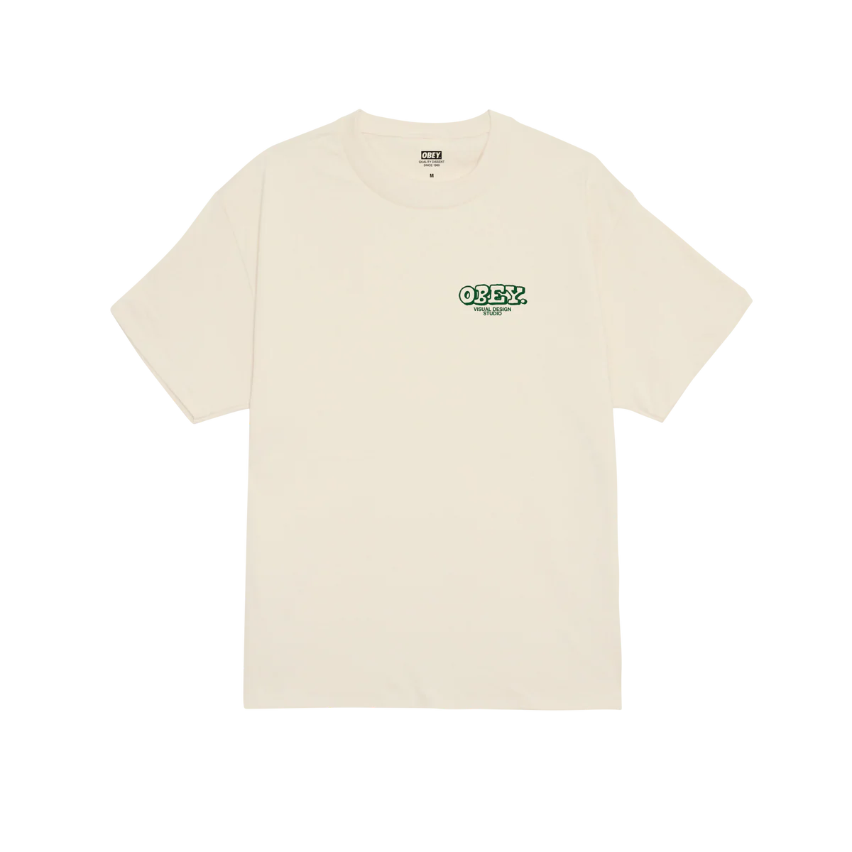 OBEY // KNOWLEDGE & GROTWH T-SHIRT // CREAM