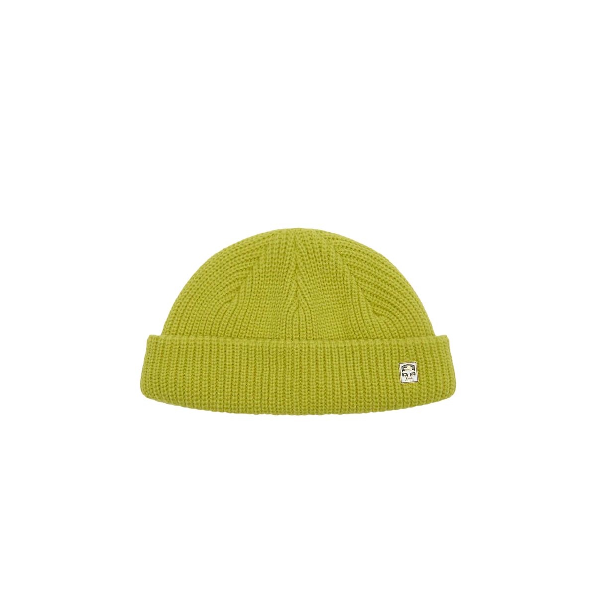 OBEY //  MICRO BEANIE // CHARTREUSE