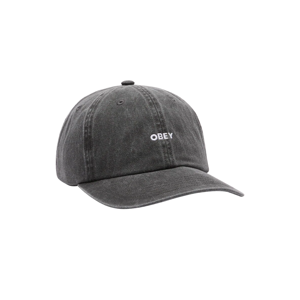 OBEY //  PIGMENT BOLD 6 PANELS STRAPBACK // PIGMENT BLACK