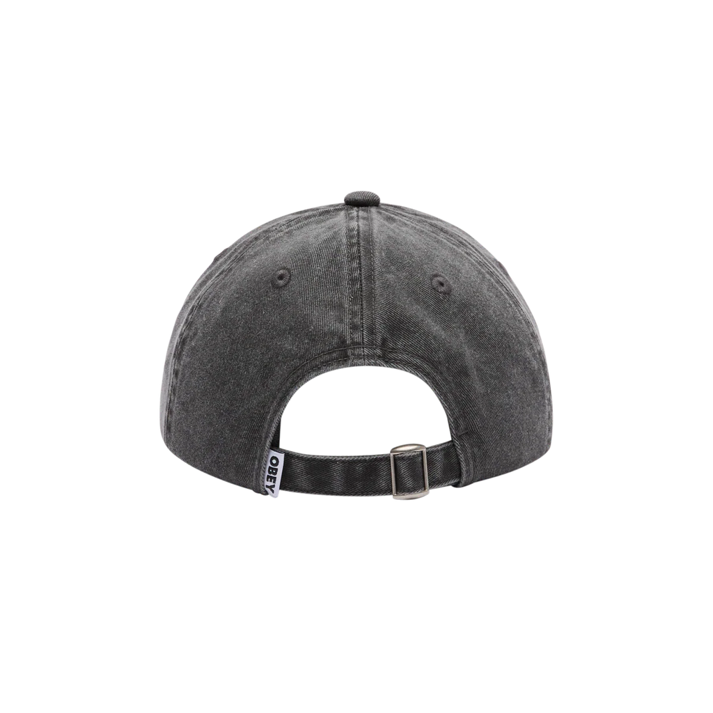 OBEY //  PIGMENT BOLD 6 PANELS STRAPBACK // PIGMENT BLACK