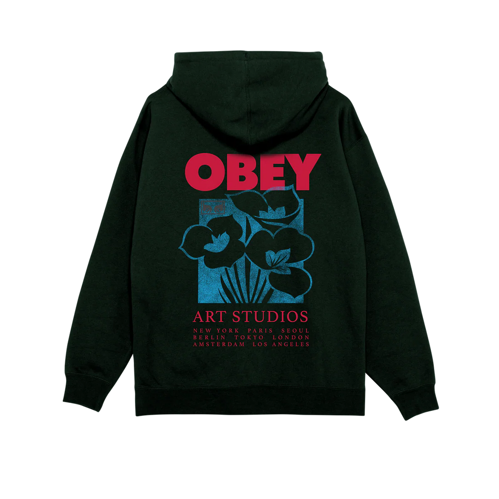 OBEY // ART STUDIO FLOWERS // BOTANICAL GARDEN