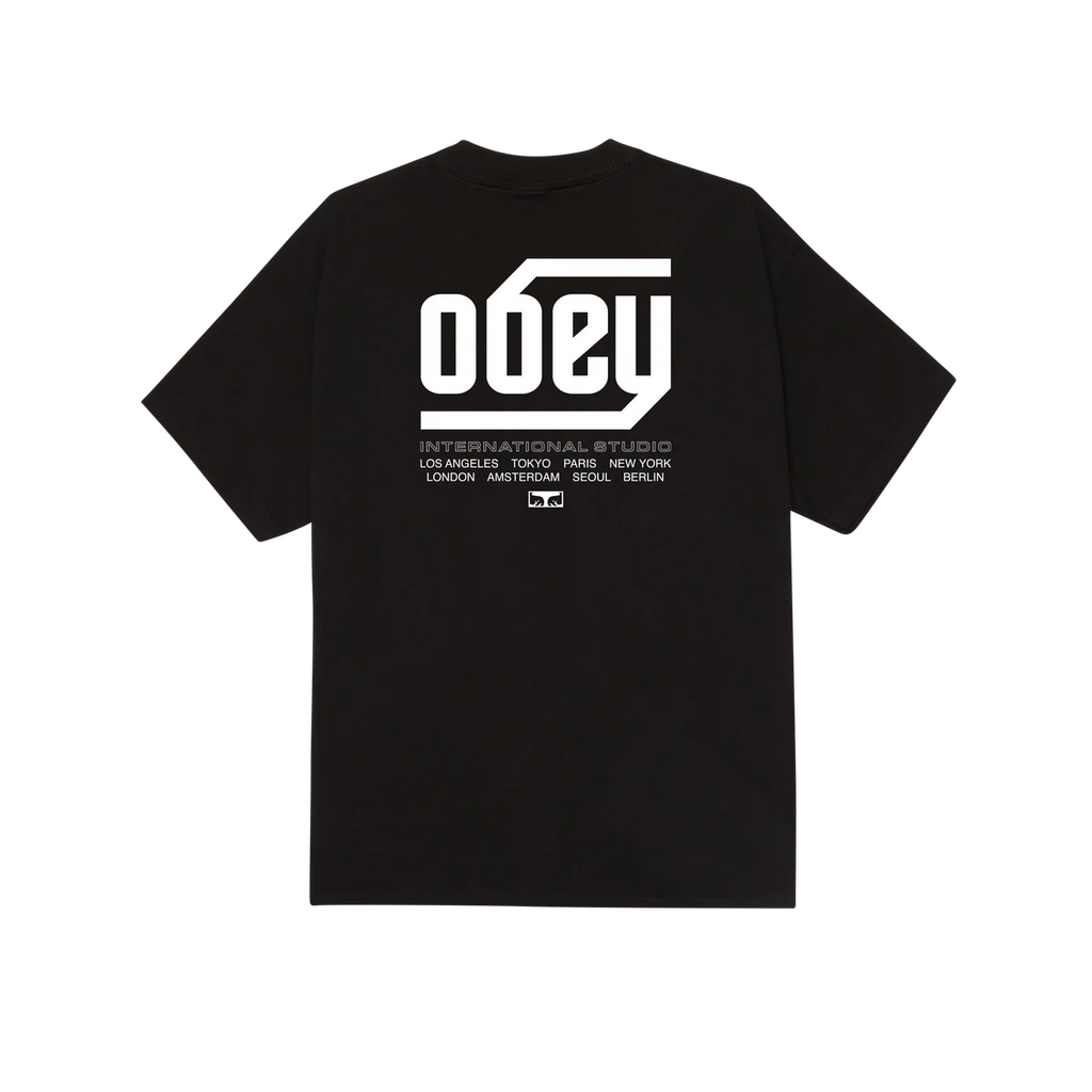 OBEY // TRADEMARK T-SHIRT // BLACK