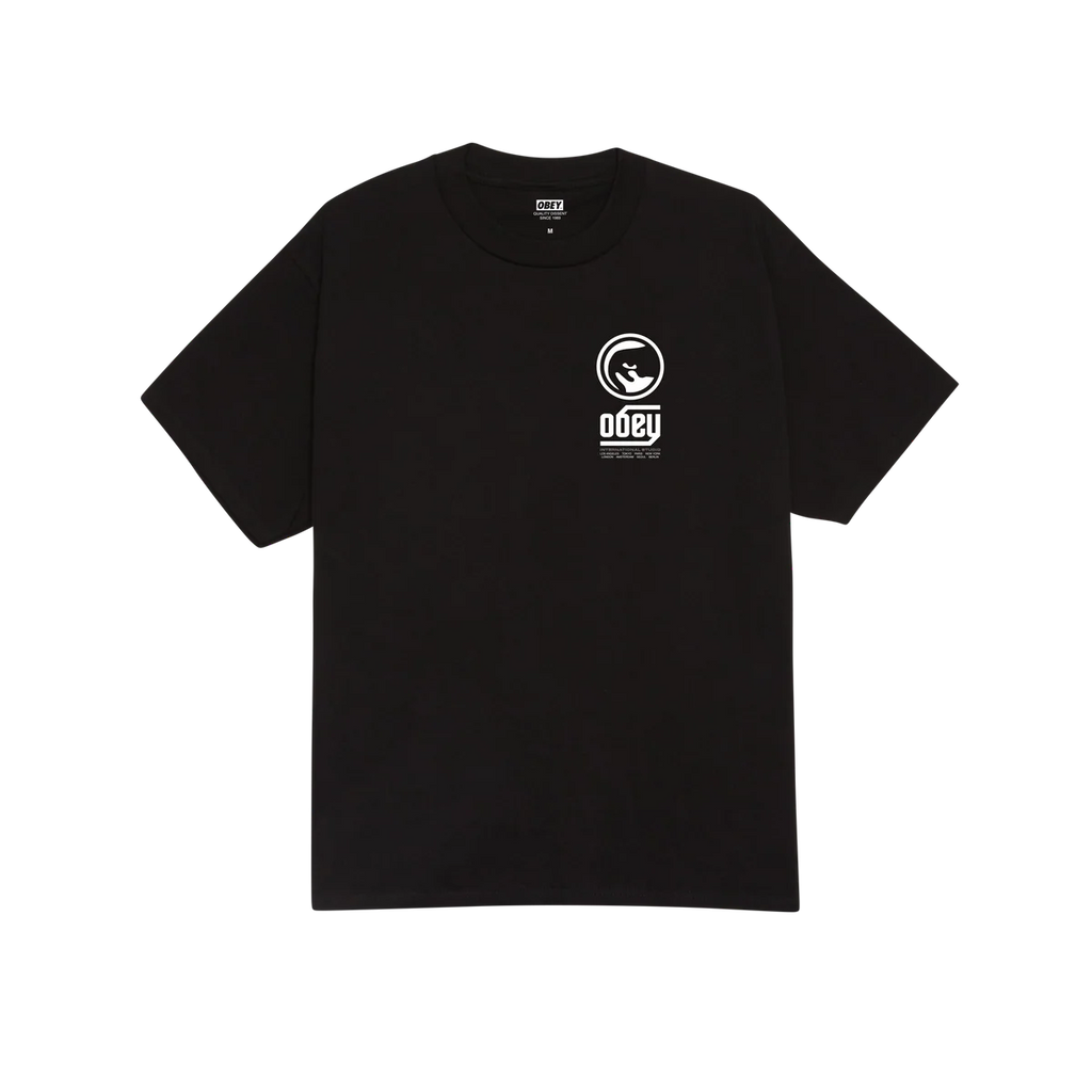 OBEY // TRADEMARK T-SHIRT // BLACK