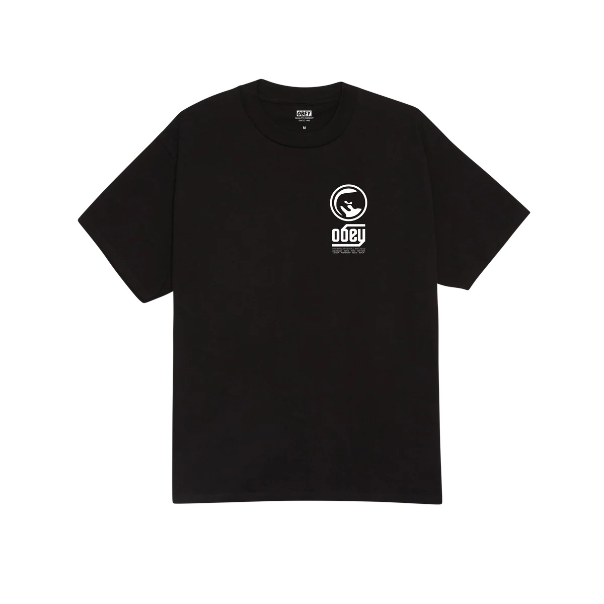 OBEY // TRADEMARK T-SHIRT // BLACK