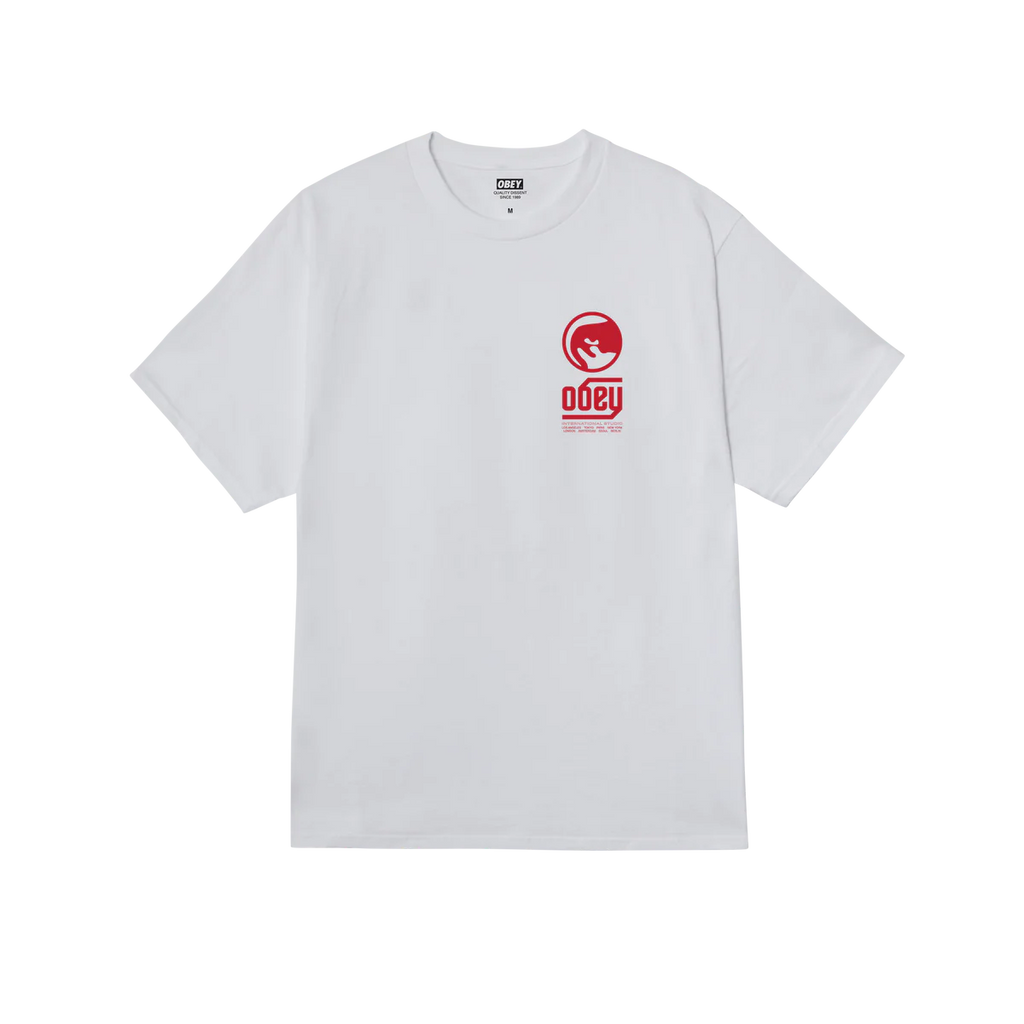 OBEY // TRADEMARK T-SHIRT // WHITE